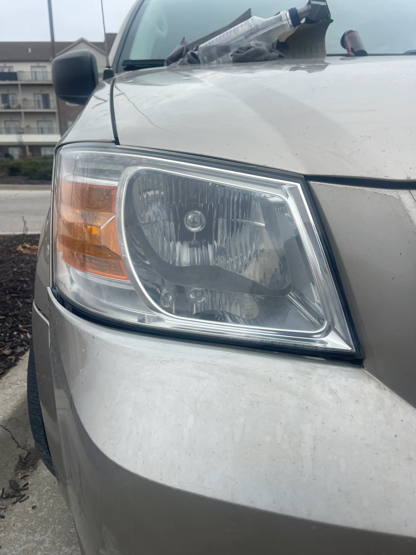 After restoration - clear headlight